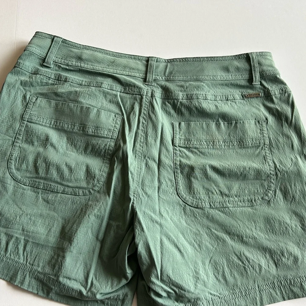 Prana Sage Green Casual Cargo Shorts - Picture 4 of 5